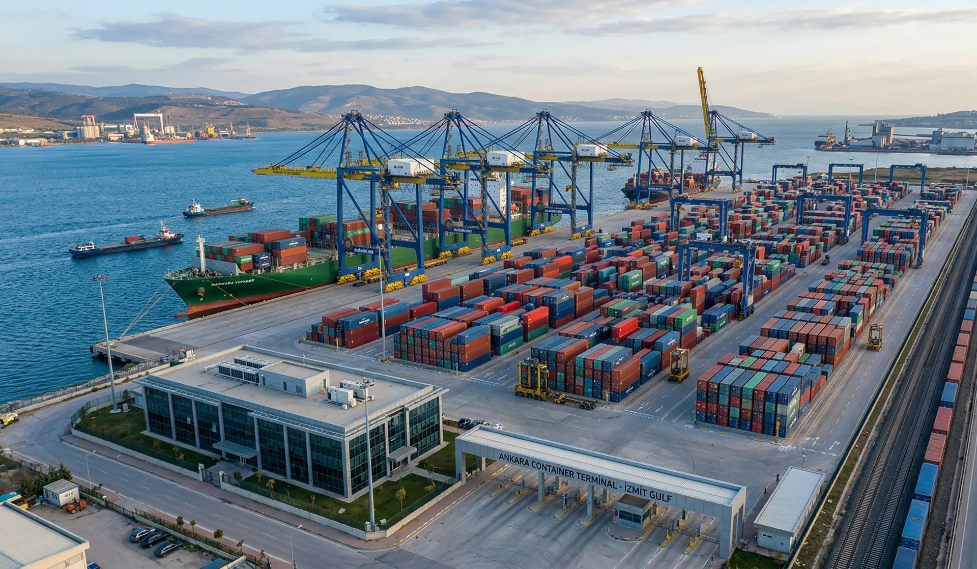 Teknik saha ve ekipman görünümü